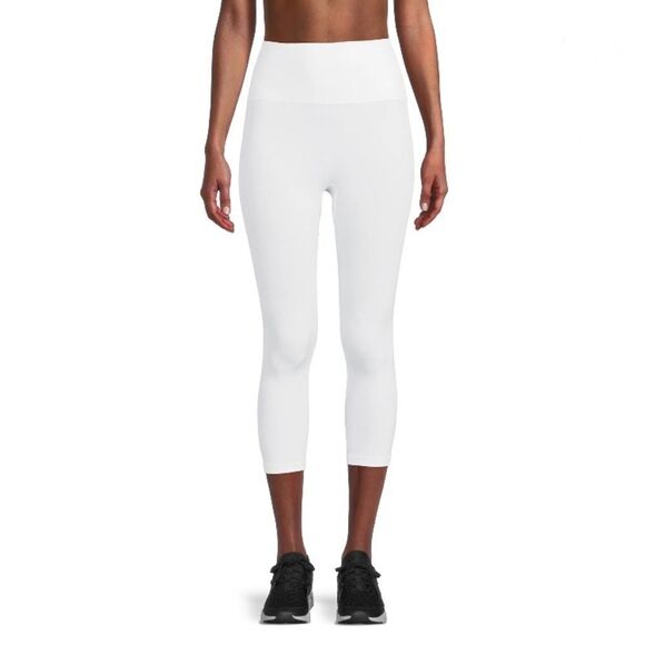 White Seamless Shaping Cropped Legging 2, 1-Packs Size 2X/3X - Picture 6 of 8